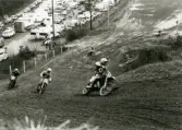 Motocrosstävling på Blixåsbanan i Balltorp, Mölndal, okänt årtal.