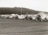 Motocrosstävling på Blixåsbanan i Balltorp, Mölndal, okänt årtal.