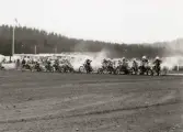 Motocrosstävling på Blixåsbanan i Balltorp, Mölndal, okänt årtal.