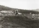Motocrosstävling på Blixåsbanan i Balltorp, Mölndal, okänt årtal.