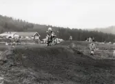 Motocrosstävling på Blixåsbanan i Balltorp, Mölndal, okänt årtal.
