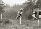 Motocrosstävling på Blixåsbanan i Balltorp, Mölndal, okänt årtal.
