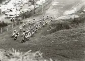 Motocrosstävling på Blixåsbanan i Balltorp, Mölndal, okänt årtal.