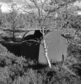 Anderstorps Stormosse. Torvtäkt bedrevs här under andra världskriget. En slängskopa prövades på blötare ställen men fungerade inte så bra.