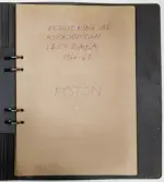 Vänersborg. Arkitekt Per Molnit dokumentation av arbetet med att renovera kyrkspiran 1966-67