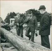 Levene såg. Arbete med att ta fram stommen till Vänersborgs kyrkas nya tornspira