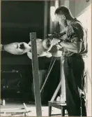 Vänersborg. Stora Biografen, renovering av kyrkspiran