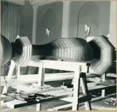 Vänersborg. Stora Biografen, renovering av kyrkspiran