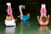 Gymping i Idrottshuset/Aktiviteten i Mölndal på 1980-talet.