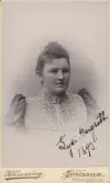 Kvinnoporträtt. Lydia Bergroth. 1893.