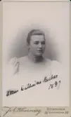 Kvinnoporträtt. Ellen Cathrine Becker 1897.