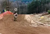 Motocrosstävling på Blixåsbanan i Balltorp, Mölndal, den 1 maj 2001.