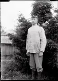 Nårunga. Gottfrid Benjaminsson i soldatmössa