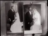 Reprofotograferade bröllopsfotografier