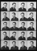 Mansporträtt. Arne Karlsson, K.E.V.
Ur Gustaf Åhmans samling.