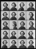 Kvinnoporträtt. Ulla Gustafsson, Vänsta.
Ur Gustaf Åhmans samling.