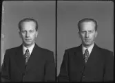 Porträtt. Göte Larsson, Sörstafors.
Ur Gustaf Åhmans samling.