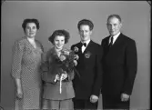 Grupporträtt. Sten Ringbjer, Nybro, Kolbäck.
Ur Gustaf Åhmans samling.