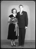 Bröllopsfoto, John Eriksson, Nygatan 66, Skellefteå.
Ur Gustaf Åhmans samling.