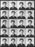 Porträtt, Torsten Larsson, Forsta, polyfoto.
Ur Gustaf Åhmans samling.