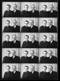 Grupporträtt, Aug. Andersson, Vänsta.
Ur Gustaf Åhmans samling.