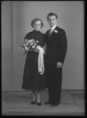 Brudpar. Allan Boström, Skoman, Stockholm.
Ur Gustaf Åhmans samling.