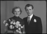 Brudpar. Allan Boström, Skoman. Stockholm.
Ur Gustaf Åhmans samling.