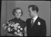 Brudpar. Allan Boström, Skoman, Stockholm.
Ur Gustaf Åhmans samling.