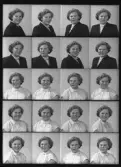Kvinnoporträtt. Berit Andersson, Gränby, Kolbäck.
Ur Gustaf Åhmans samling.