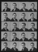 Porträtt. Rolf Holm. Nybyggarevägen 2, Hallstahammar. Ur Gustaf Åhmans samling.