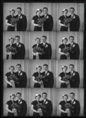 Brudpar. polyfoto. Börje Andersson,
Ringvägen 14, Kolbäck.
Ur Gustaf Åhmans samling.