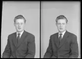 Porträtt, körfoto, Karl-Gösta Fernström, Herrskogen, Strömsholm.
Ur Gustaf Åhmans samling.