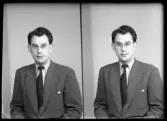 Mansporträtt, körfoto, Lars Andersson.
Ur Gustaf Åhmans samling.