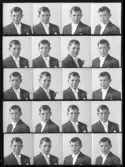 Porträtt, konfirmation, Göran Gertman, Herrevad, Kolbäck, polyfoto.
Ur Gustaf Åhmans samling.