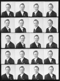 Porträtt, konfirmation, Lars Ove Becker, Mölntorp, polyfoto.
Ur Gustaf Åhmans samling.