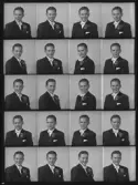 Porträtt, polyfoto. Konfirmation, Usko Aho, Sörstafors, 
Ur Gustaf Åhmans samling.