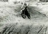 Motocrosstävling på Blixåsbanan i Balltorp, Mölndal, år 1993.