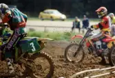 SM i motocross på Blixåsbanan i Balltorp, Mölndal, i maj 1996.