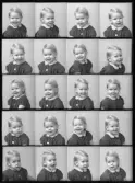 Barnporträtt, Yvonne, Astrid Thorén, Stationsgatan 2, Kolbäck, polyfoto.
Ur Gustaf Åhmans samling.