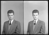 Mansporträtt, körfoto, Sune Vretling, Herrevad.
Ur Gustaf Åhmans samling.