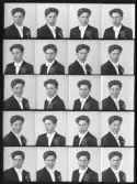 Porträtt, konfirmation, Tommy Berglund, Strömsholm, polyfoto.
Ur Gustaf Åhmans samling.