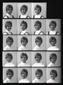 Porträtt, Ulla Karlsson, Rotevägen 7, Hallstahammar.
Ur Gustaf Åhmans samling.