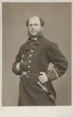 Porträtt av Magnus Ruuth ? Lieutenant vid Kongl. ? Flotta - år 1864 (enligt text baksida kort).
