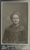 Porträtt av Sigrid Andersson 1905.