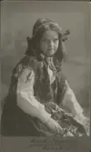 Porträtt av Karin Bergstrand våren 1913.