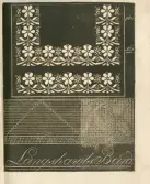 Illustration ur Mönster-Bok för Unga Fruntimmer i Konsten att tillverka vackra Drälls- samt enkla, faconerade och dubbla Väfnader av mångfaldiga slag, utgifven af Maria Christina Ekenmark född Trolle, 1827. Plansch 28 No 51.