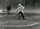 Motocrosstävling på Blixåsbanan i Balltorp, Mölndal, år 1987-1988.