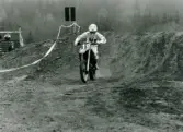 Motocrosstävling på Blixåsbanan i Balltorp, Mölndal, år 1987-1988.