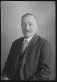 Porträtt. Karl Hagelin. Hallstahammar. 
Ur Gustaf Åhmans bildarkiv.