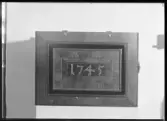 Sadelmakareämbetets skrålåda, Västerås, daterad 1745.